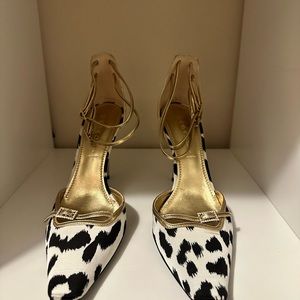 Black & White Leopard Casadei